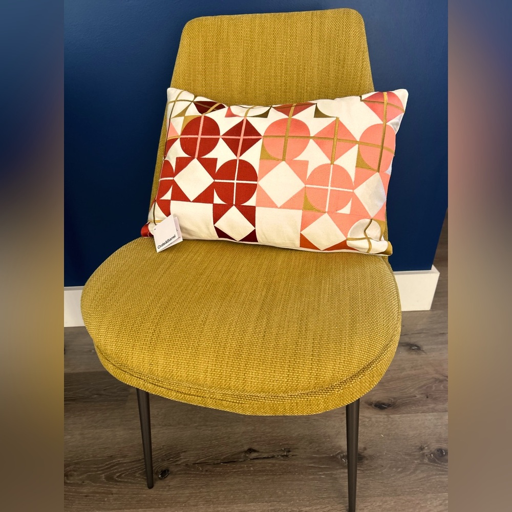 Crate & Barrel Rian Pillow Cover Midcentury Modern MCM 12”x18” NWT! Multiple 🔥